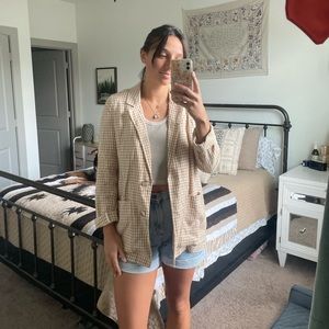 Madewell linen blazer